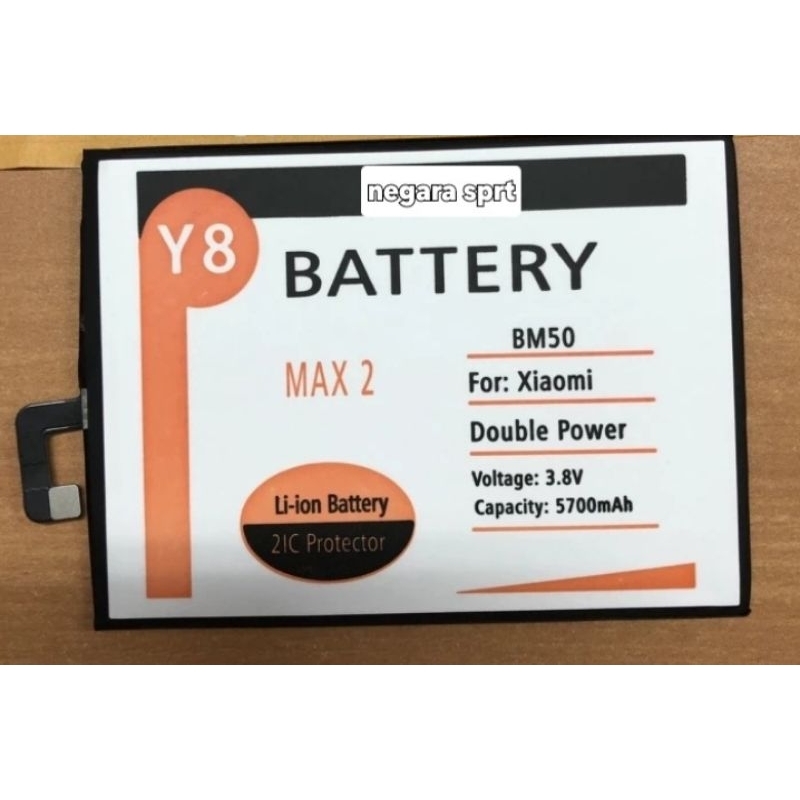 BATRE BATERAI DOUBLE POWER XIAOMI MAX 2 BM 50