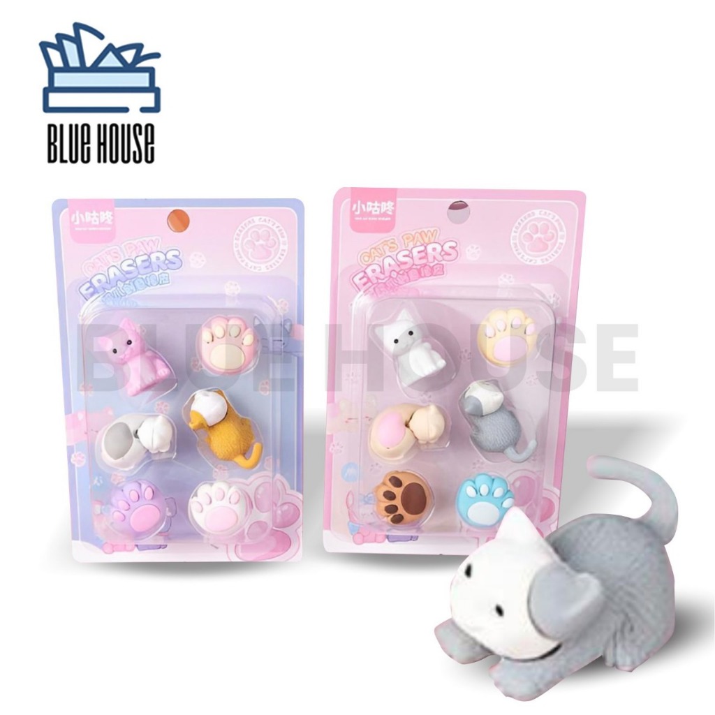 

Penghapus Bentuk Hewan Kucing Koleksi Atk Anak Eraser Mini Lucu 1 Set Isi 6 Motif Hadiah Ulang Tahun