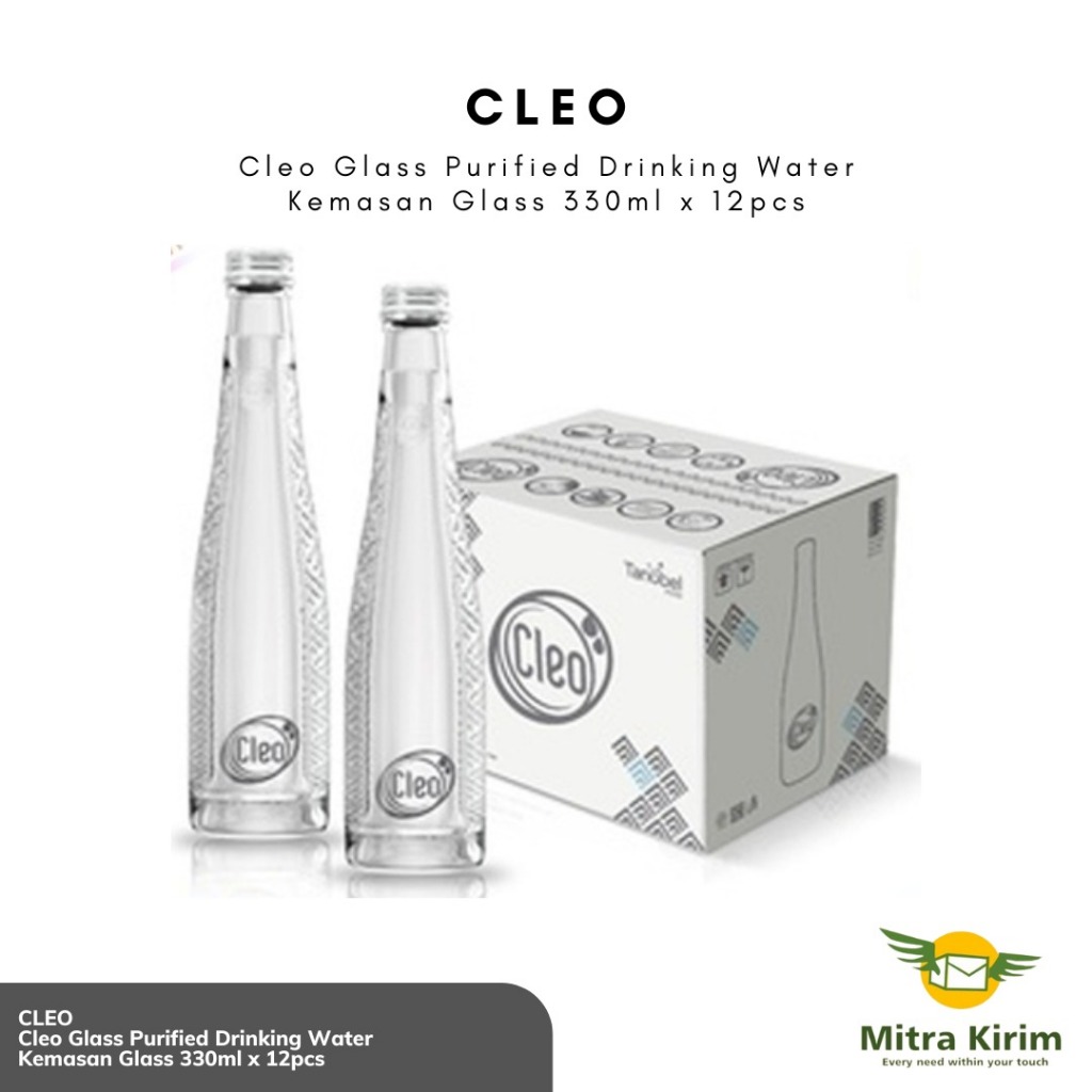 

Cleo Glass Purified Drinking Water 330ml x 12pcs - Per Karton