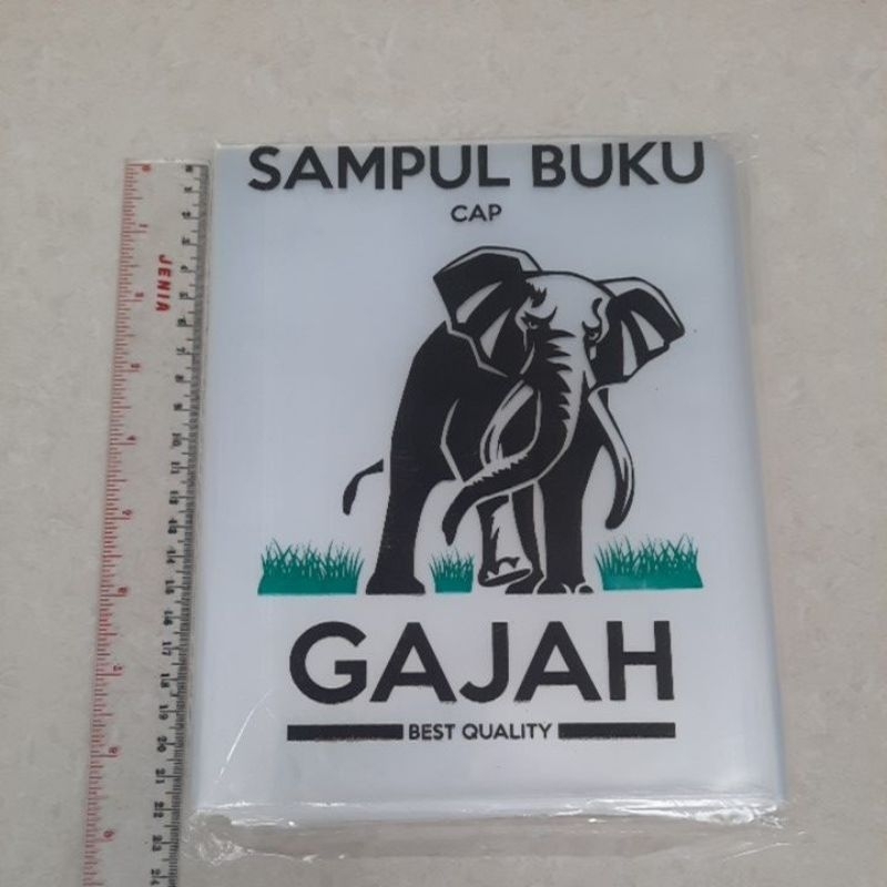 

Sampul buku plastik tebal Qwarto quarto kwarto cap GAJAH isi 100pcs