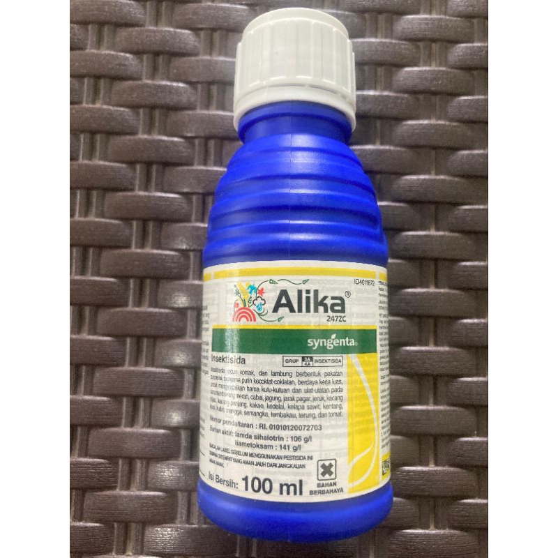 insektisida ALIKA 247 ZC Bahan Aktif: lamda sihalotrin 106g/l + Tiametoksam 141g/l