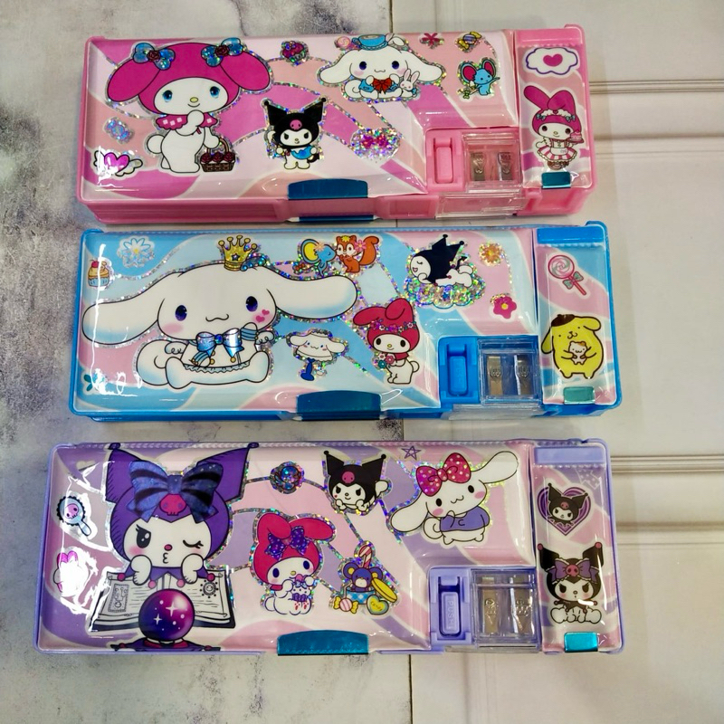 

TEMPAT PINSIL MAGNET 8063 KUROMI,CINNAMOROLL,MELODY