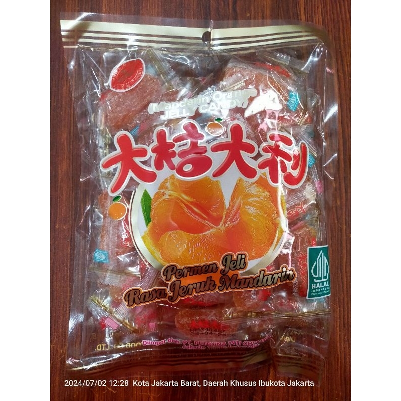 

PERMEN JELI RASA JERUK MANDARIN 504 gr