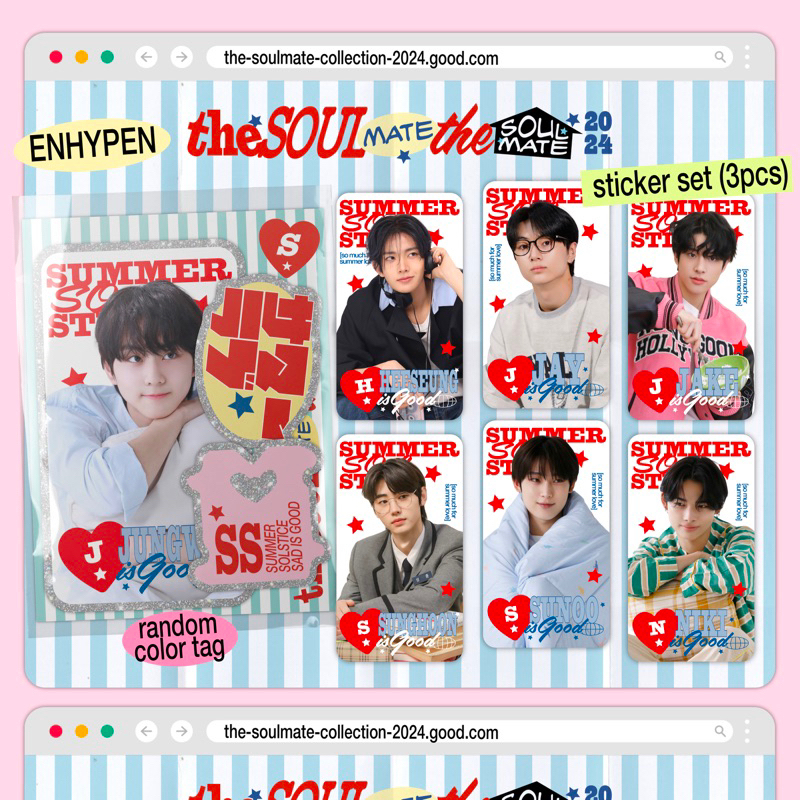 

ENHYPEN sticker set - the SOULmate