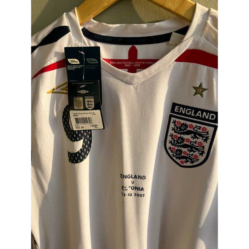 Original Jersey England 2007-2009 BNWT NNS Rooney Size XL