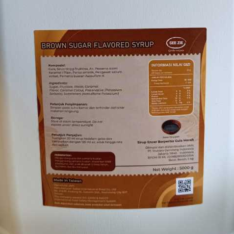 

Brown Sugar Syrup gula aren sirup asli Signature
