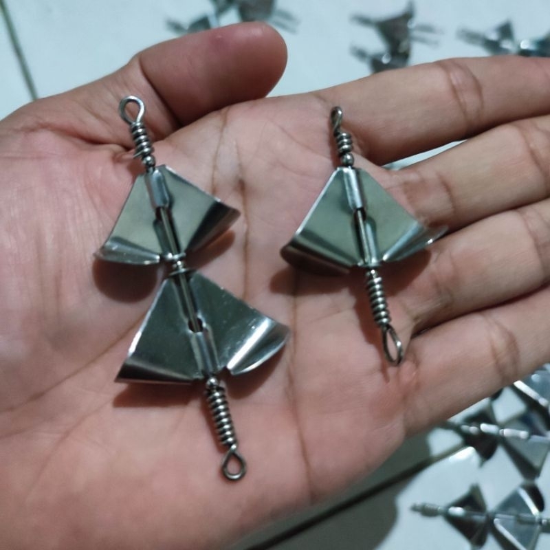 Propeller / Baling baling Soft Lure untuk Toman Gabus