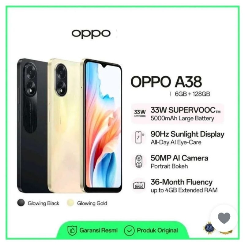 HP OPPO A38 RAM 6GB/128GB