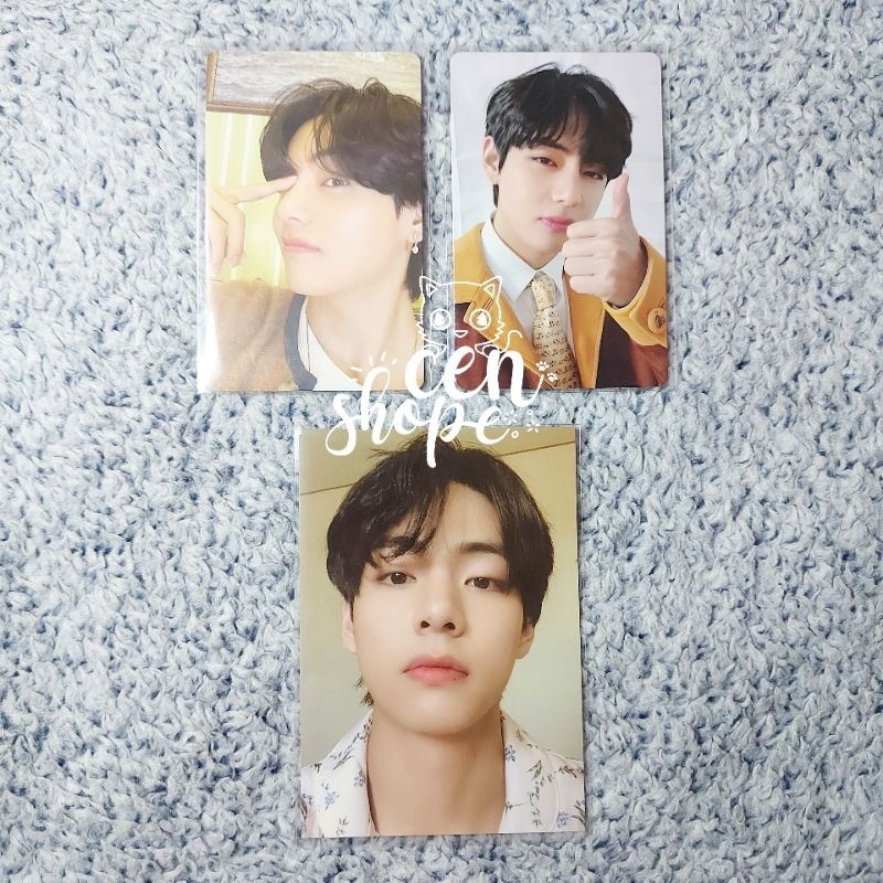BOOKED PHOTOCARD V TAEHYUNG BE ESSENTIAL POB PAJAMA BTS ALBUM WEVERSE MERCH PC MPC MINI