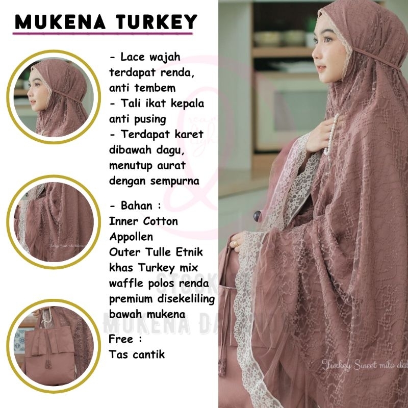 Telekung Mukena Rukuh Mukenah Mewah Size Dewasa Jumbo Premiun