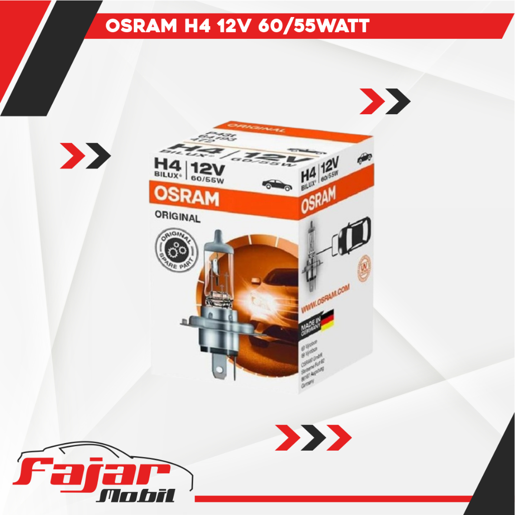 LAMPU HALOGEN H4 OSRAM 60/55W 12V
