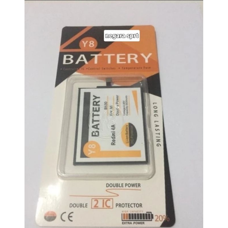 BATRE BATERAI DOUBLE POWER XIAOMI REDMI 4A BN30