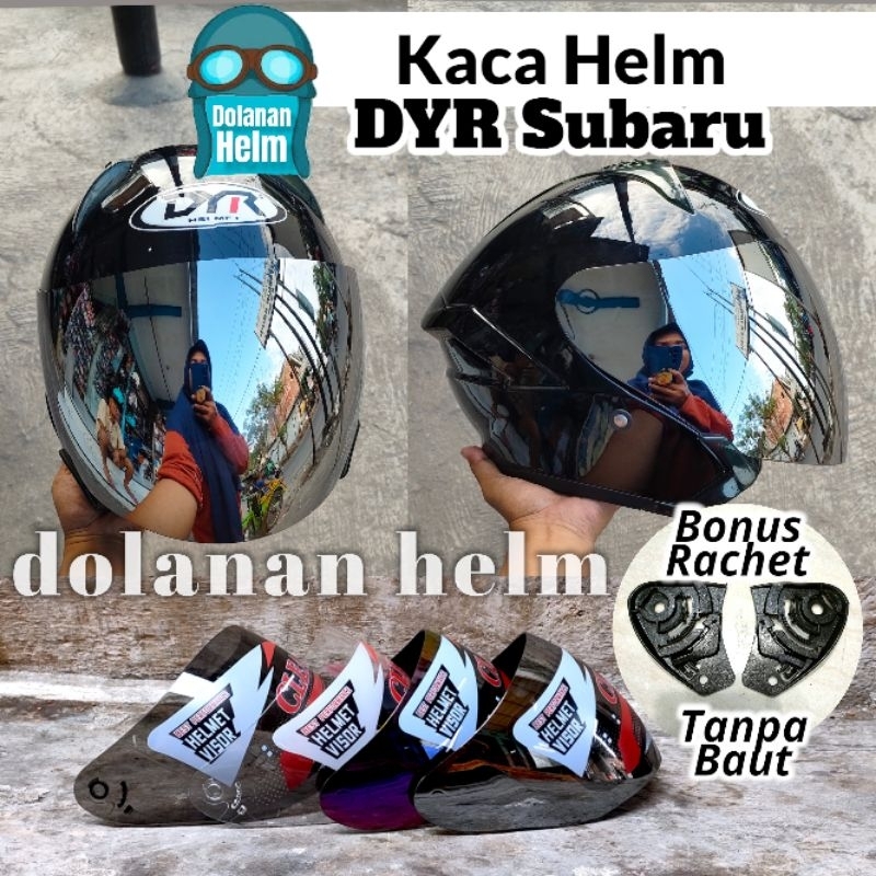 Kaca Helm DYR Subaru Free Rachet / Visor Helm DYR Subaru