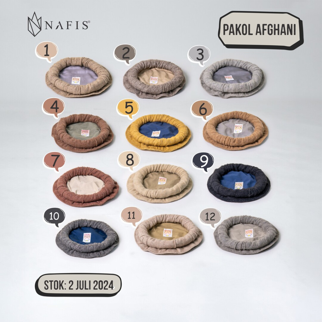 Pakol / Topi / Peci Afghanistan original asli Peshawar (imported) Limited