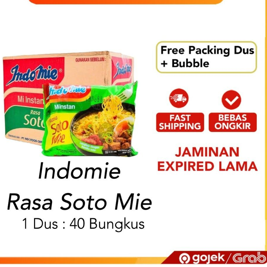

Indomie Kuah Rasa Soto 1Dus [ VIA GOSEND- GRAB]