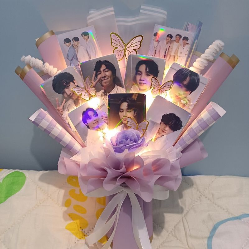 Buket Photocard Bts/Kpop/Custom (Bisa COD)