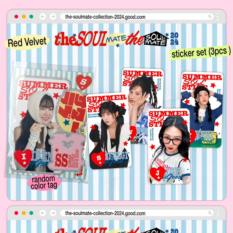 

RED VELVET sticker set id photo - the SOULmate