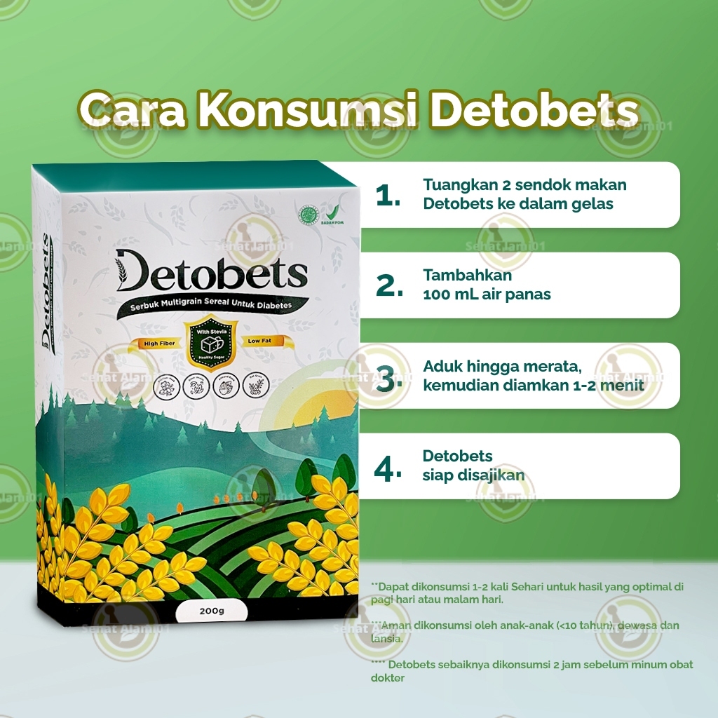

Ay00! Detobets Makanan Sereal untuk Penderita Diabetes Super Low Fat Menurunkan Kadar Gula 200GRAM