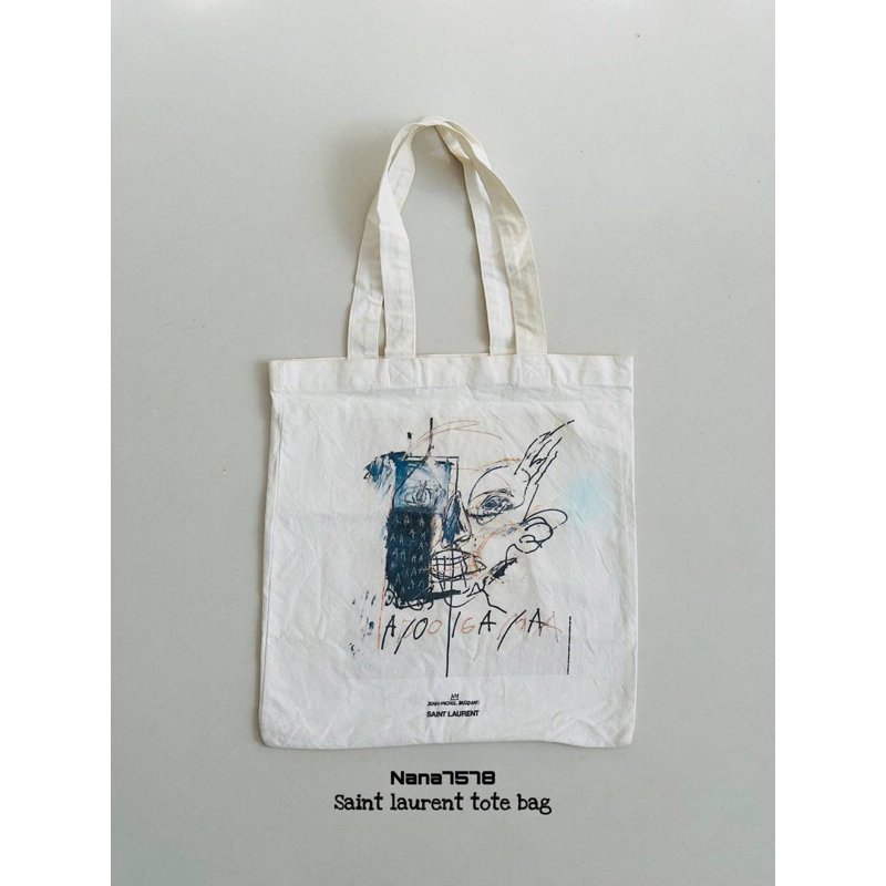 Saint laurent tote reusable bag