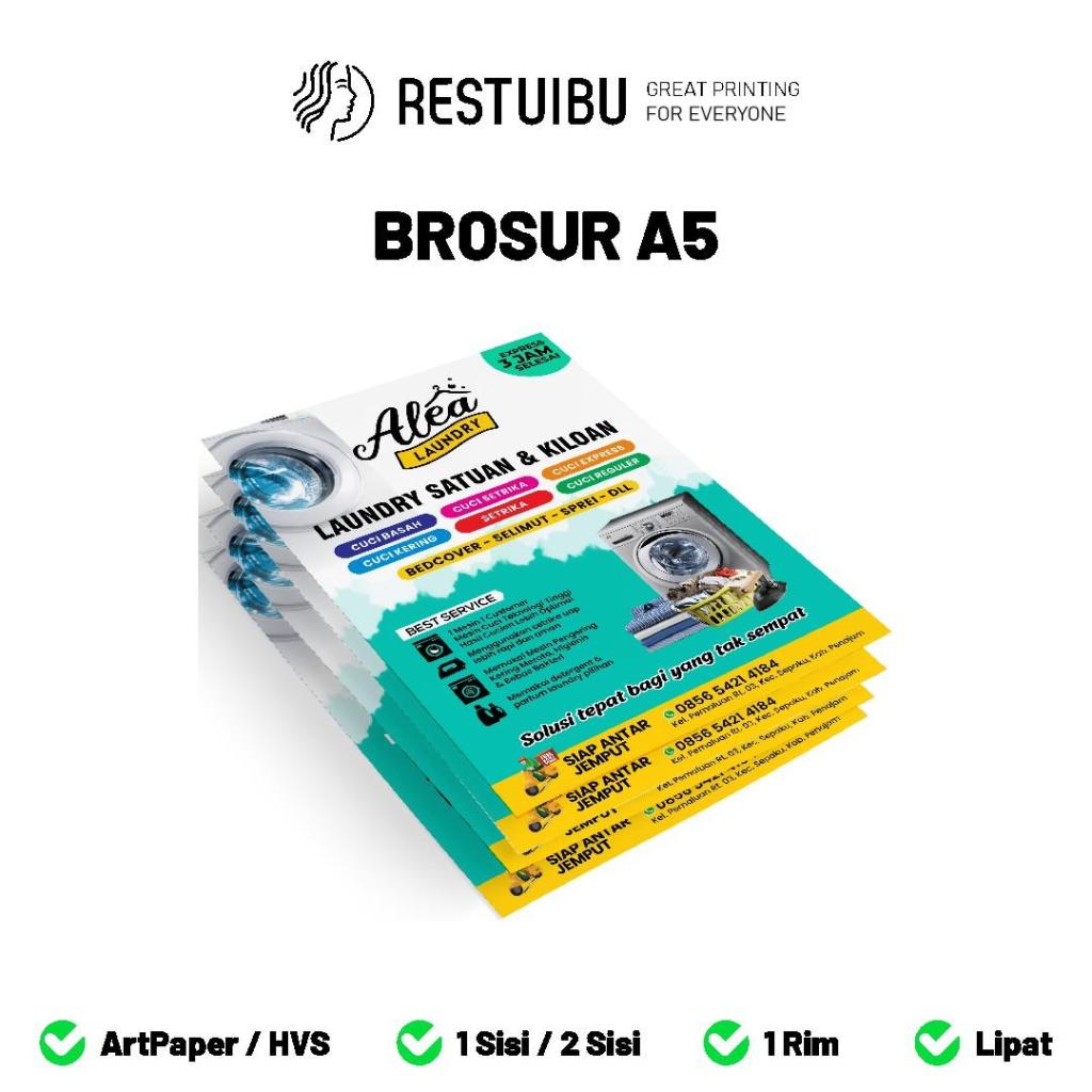 

BROSUR A5 (15 X 21 CM) 1 SISI/2 SISI ARTPAPER
