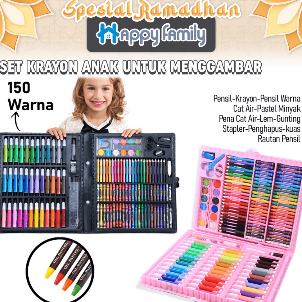 

HF Crayon Set 15 Pcs Macam Warna Cocok Menggambar Mewarnai Pensil crayon Hadiah anakanak KODE C4Z9