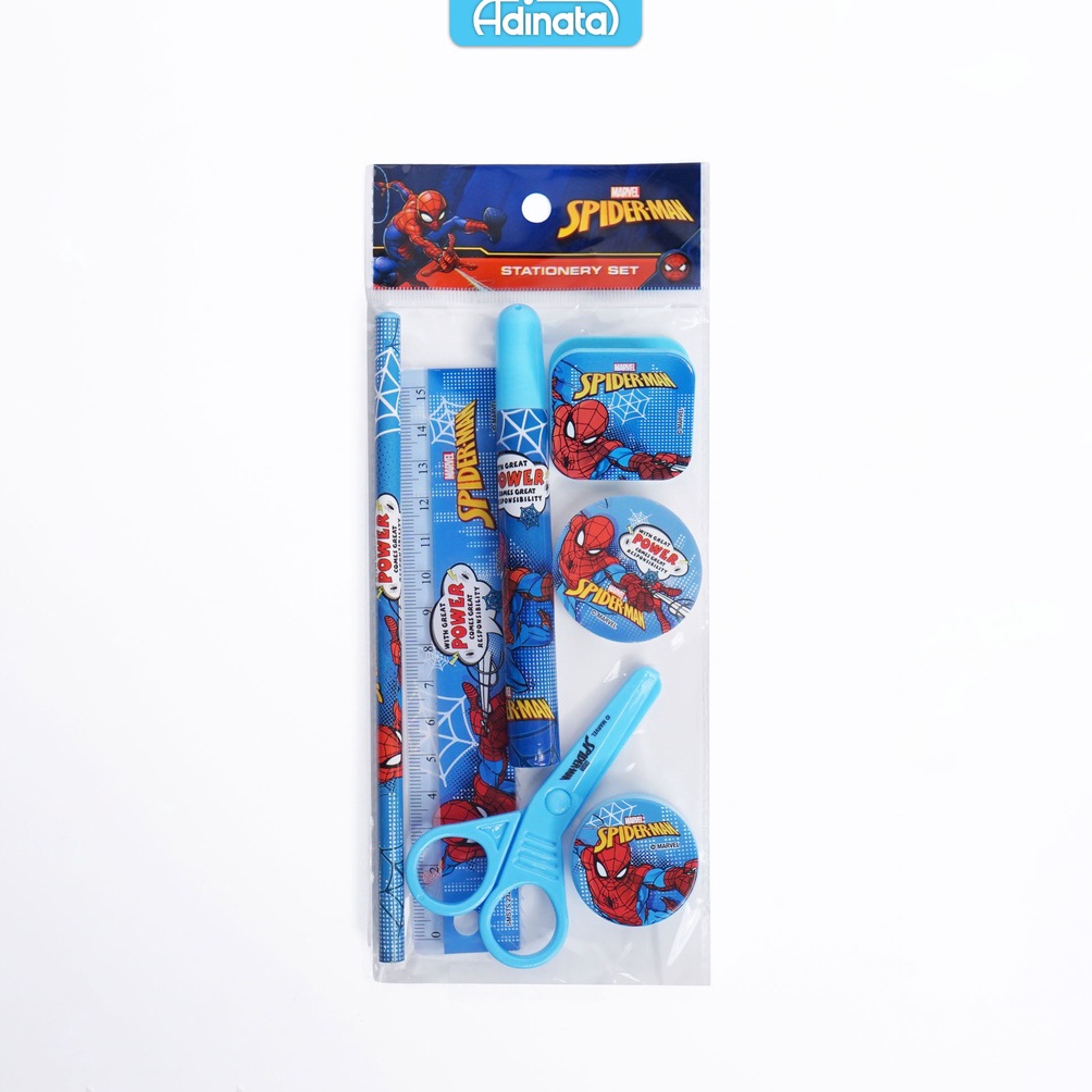 

Spiderman stationery set 7 pcs 23232732 paket alat tulis alat tulis karakter Adinata KODE C1C9
