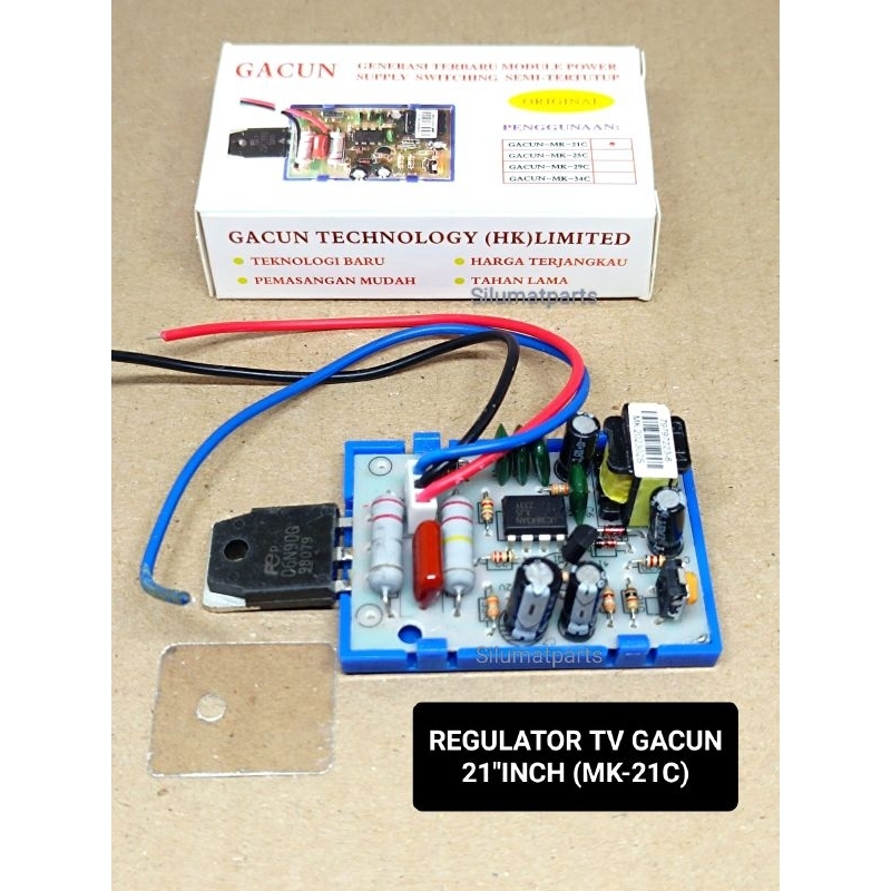 Regulator Tv 21" Gacun (MK-21C) / POWER KIT GACUN 21INC ORIGINAL