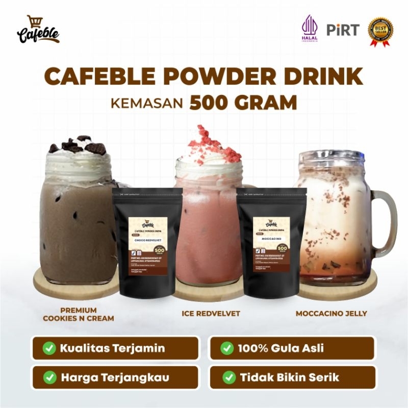 

Cafeble Bubuk Minuman Premium Kemasan 500 gram
