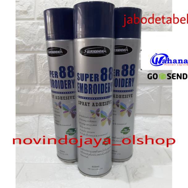 

Spray Adhesive super 88 lem semprot khusus pulau jawa dan sekitarnya KODE B2S2