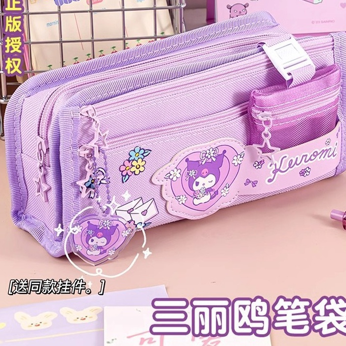 

KODE I8S5 224 Tempat Pensil Cinnamoroll Baru Sanrio Anime My Melody Kuromi Penyimpanan Alat Tulis Siswa Perlengkapan Sekolah Ins Kawaii Hadiah Lucu