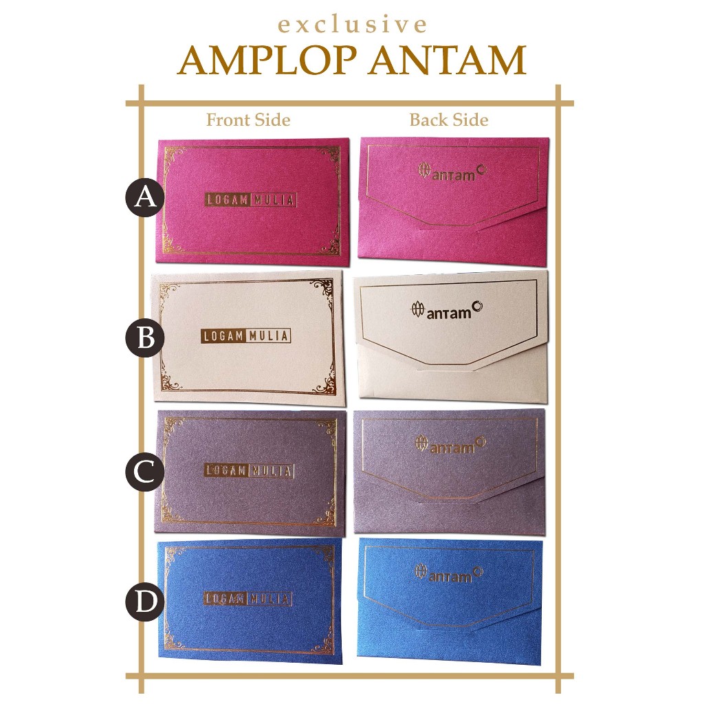 

Amplop Emas Antam Murah isi 25 pcs
