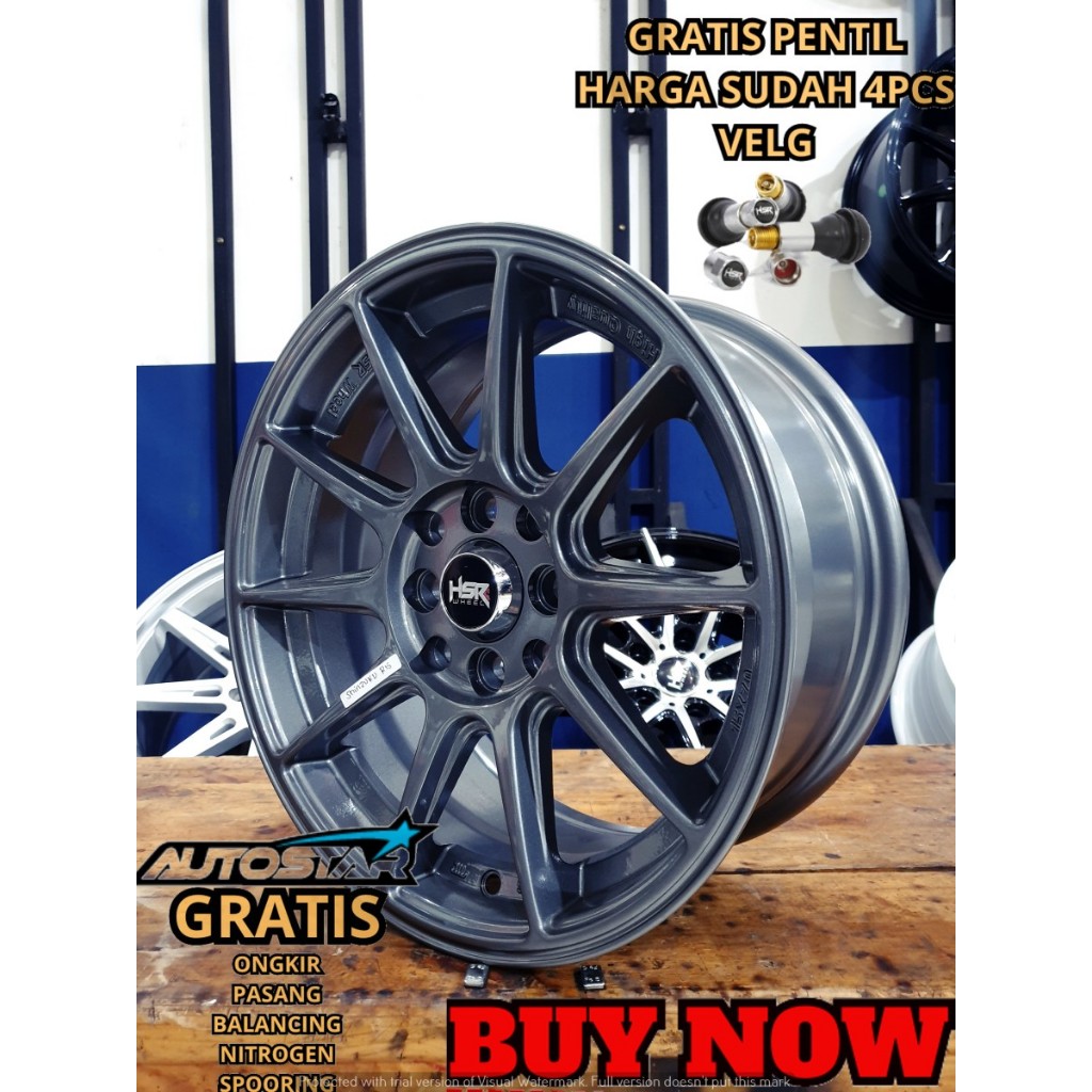 menjual velg mobil racing brio agya ayla calya sigra vios city avega mazda2 yaris march swiff sirion