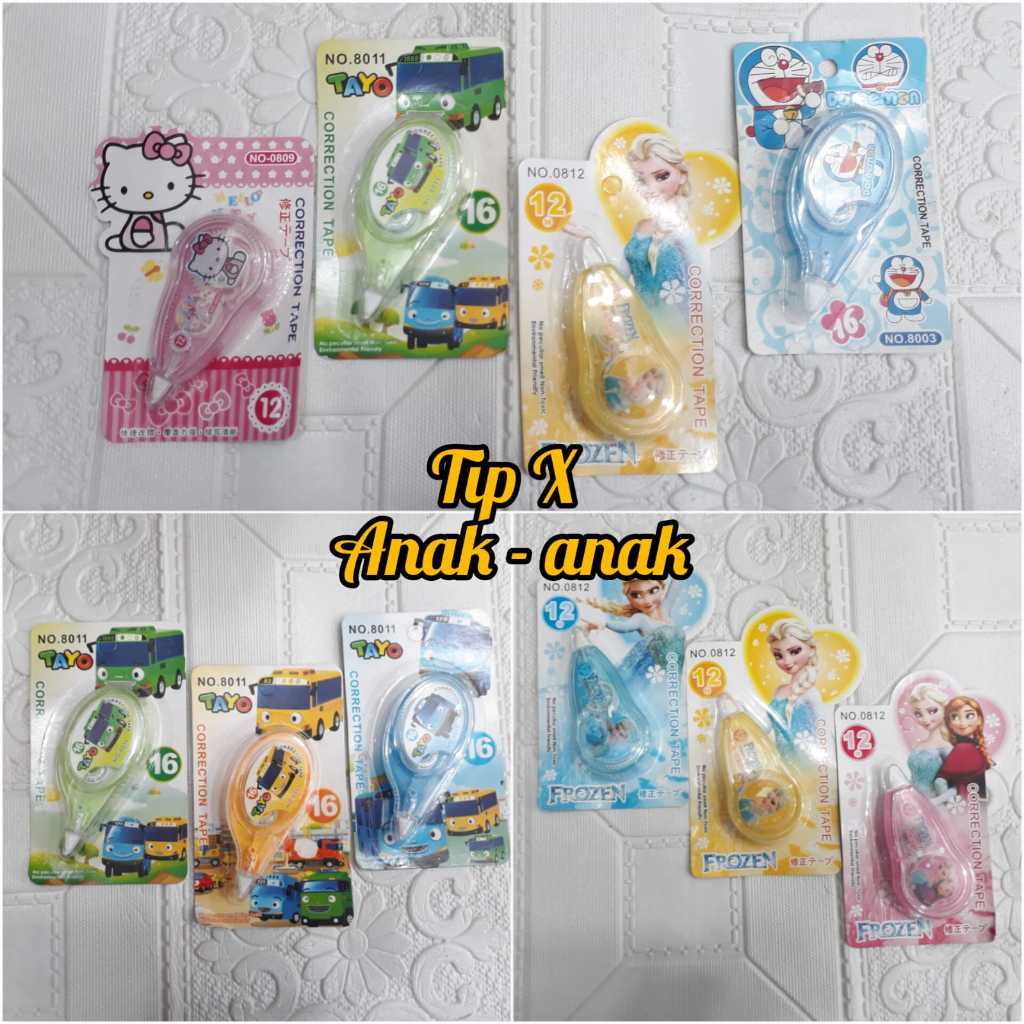 

CORRECTION TAPE TIPE EX KERTAS TIP-EX KARAKTER