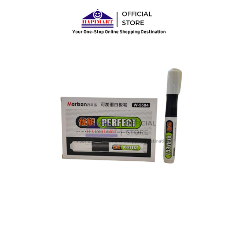 

Whiteboard Marker W-5504 | Spidol Hitam | Spidol Marker Black | Spidol Papan Tulis