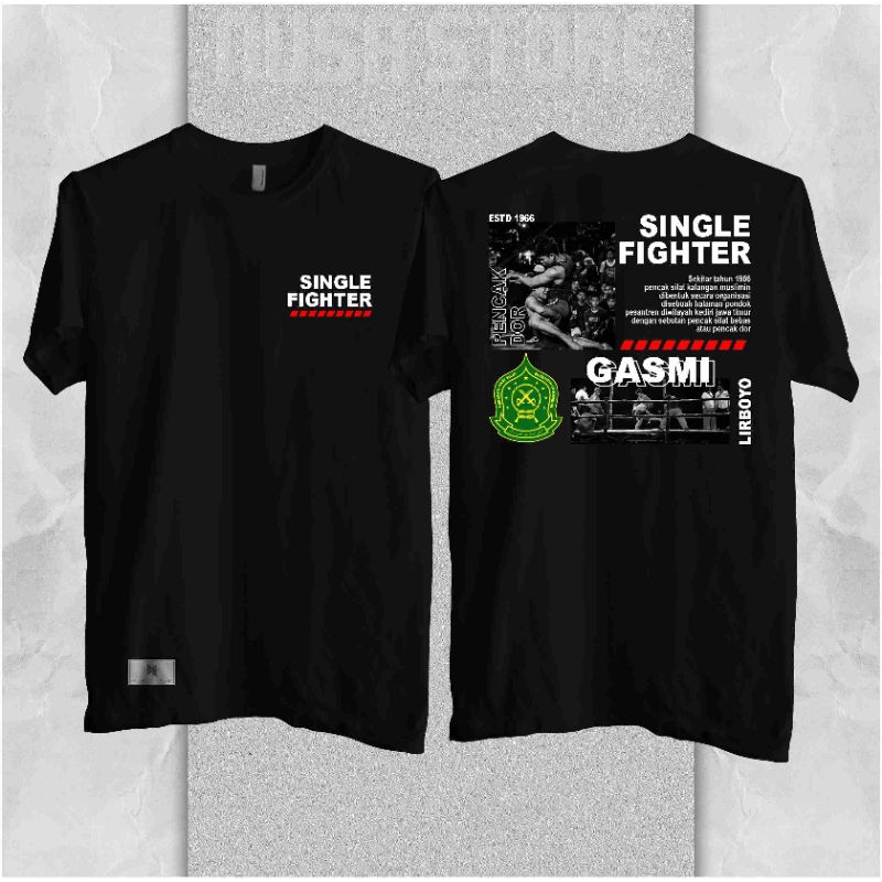 Kaos PENCAK DOR GASMI/Pagar Nusa/Sejarah Tarung Bebas/Katun combed