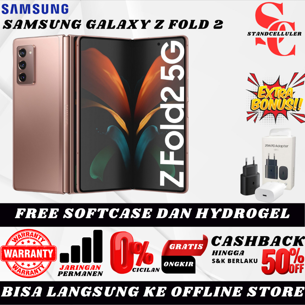 SEIN | Samsung Galaxy Z Fold 2 512GB 256GB Second Original Resmi Indonesia