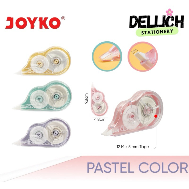 

CORRECTION TAPE / TIP EX KERTAS / PITA KOREKSI JOYKO CT-522PTL