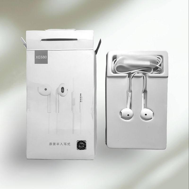 Headset Vivo XE-680 Original 100% Vivo Y53 Y22 Y21 Y66 V3 V5 - earphone Vivo ori 100%