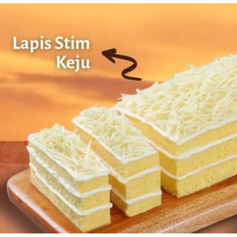 

menara lapis stim keju