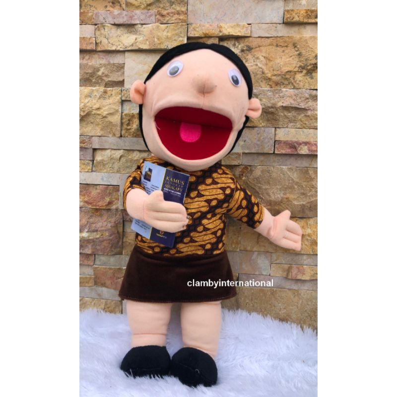 Muppet Boneka Tangan  50cm Karakter Guru|Peraga Dongeng|Hand Puppet karakter profesi