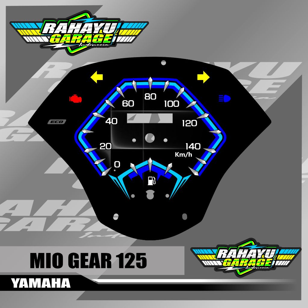 PAPAN SPEEDOMETER CUSTOM MIO GEAR 125