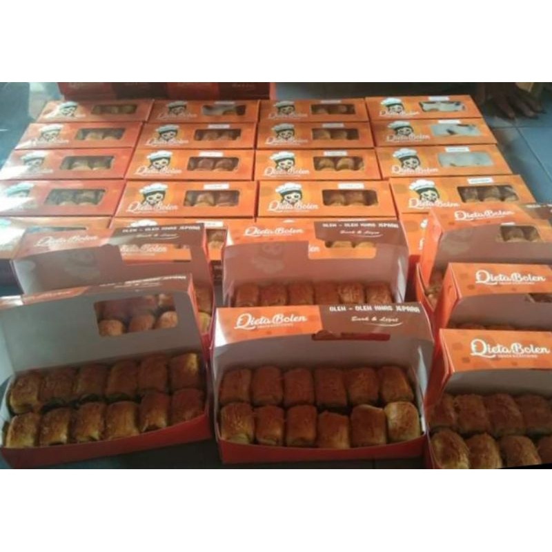 

bolen pisang coklat isi 24