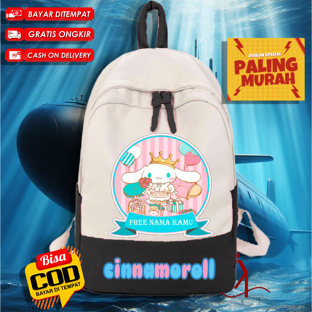 TAS ANAK CINNAMOROLL/CINNAMOROLL TAS SEKOLAH ANAK