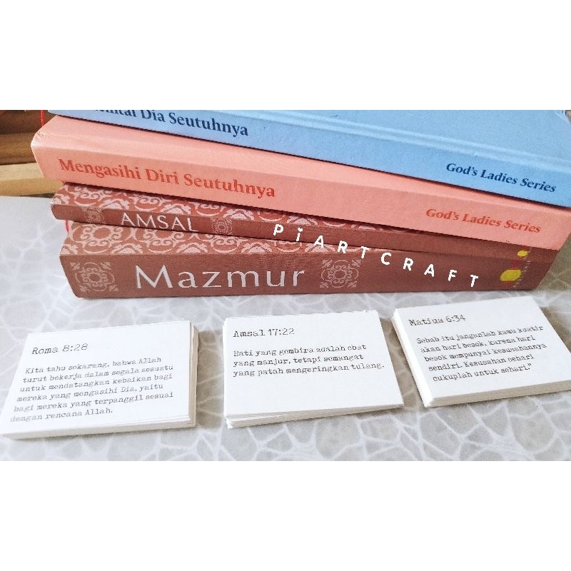 

100 ayat Alkitab - Bible Journal (tema: cinta kasih, damai sejahtera dan motivasi)