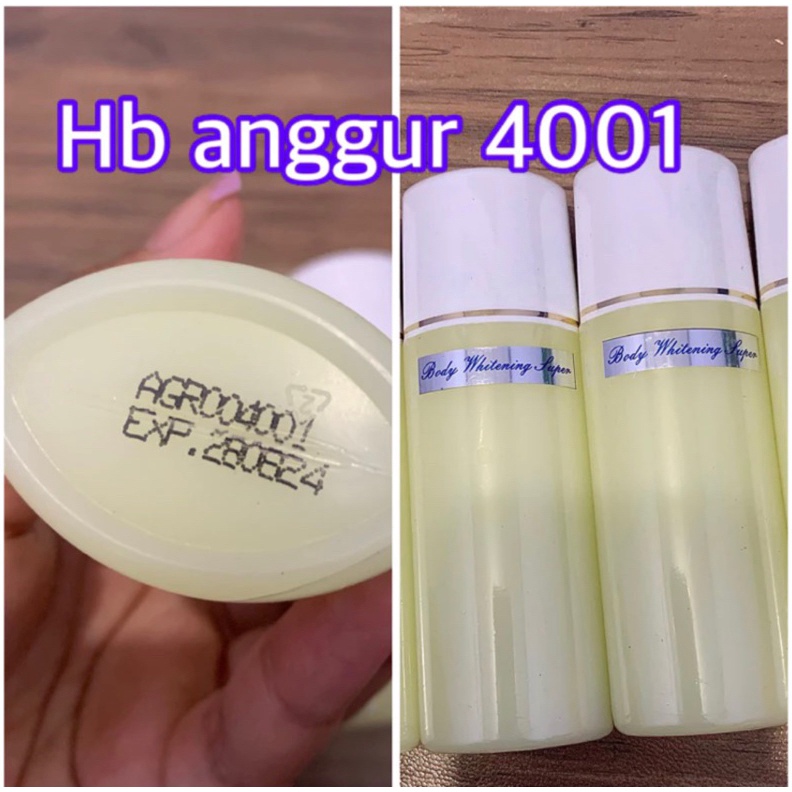 HB MALAM Anggur Klobe 41 Extra whitening  Hb full klobe v O1R6