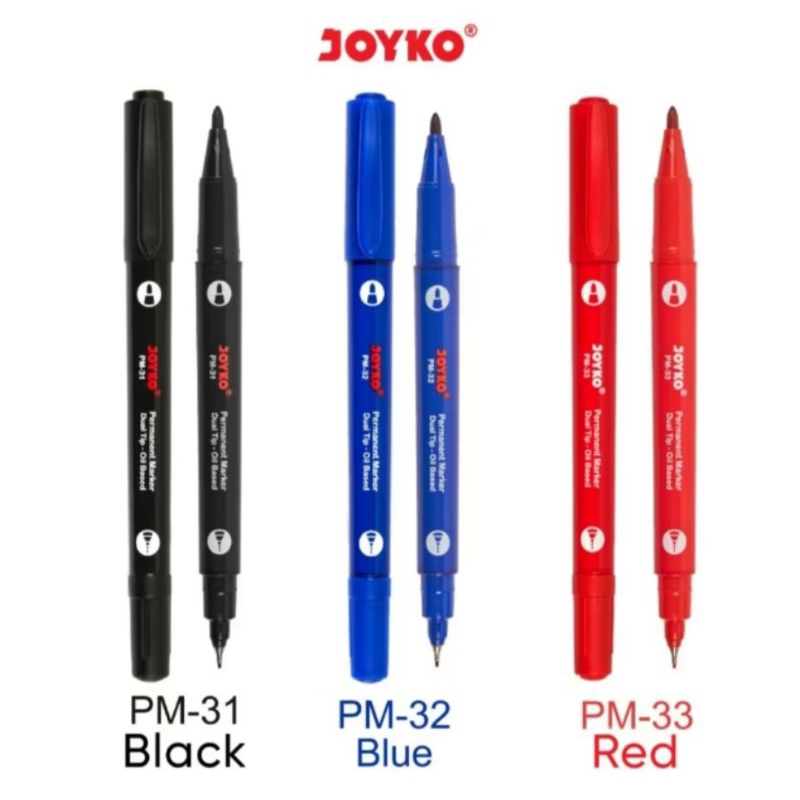 

SPIDOL JOYKO DUAL TIP PERMANEN PERMANENT Marker Dual Tip / Dua Sisi