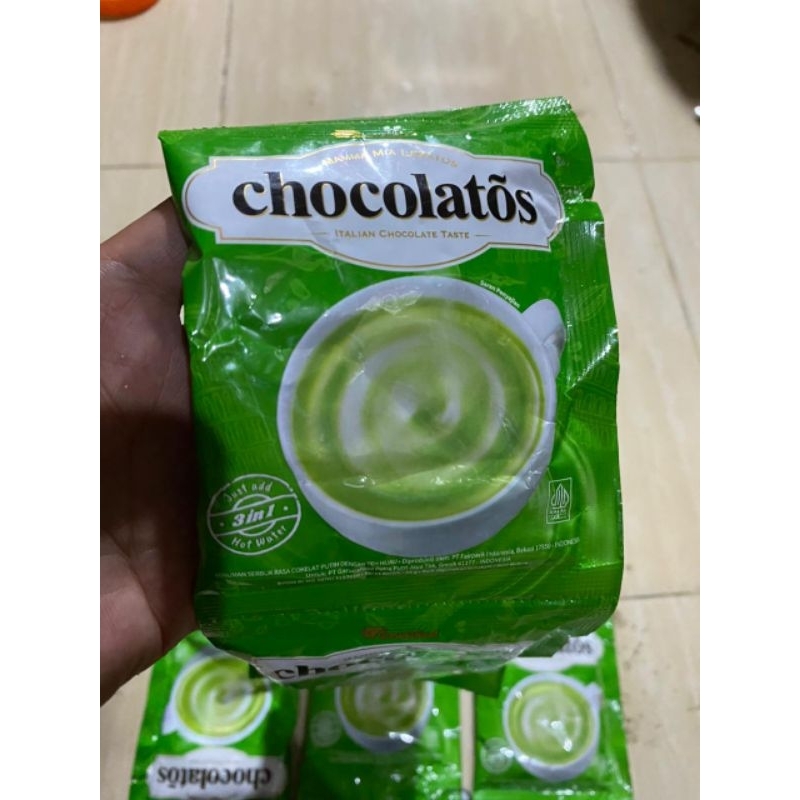 

chocolatos rasa macca 1 renceng isi 10 pcs