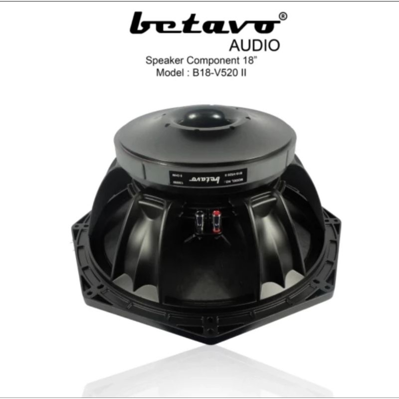 Speaker Komponen 18 Inch BETAVO B18 V520 II ORIGINAL Speaker Componen BETAVO B18 V520 II