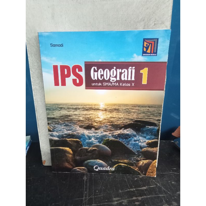 buku IPS geografi kelas 1/10 SMA quadra kurikulum merdeka