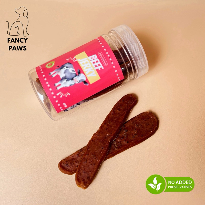 

BEEF JERKY - DOG TREAT / SNACK - FANCY PAWS